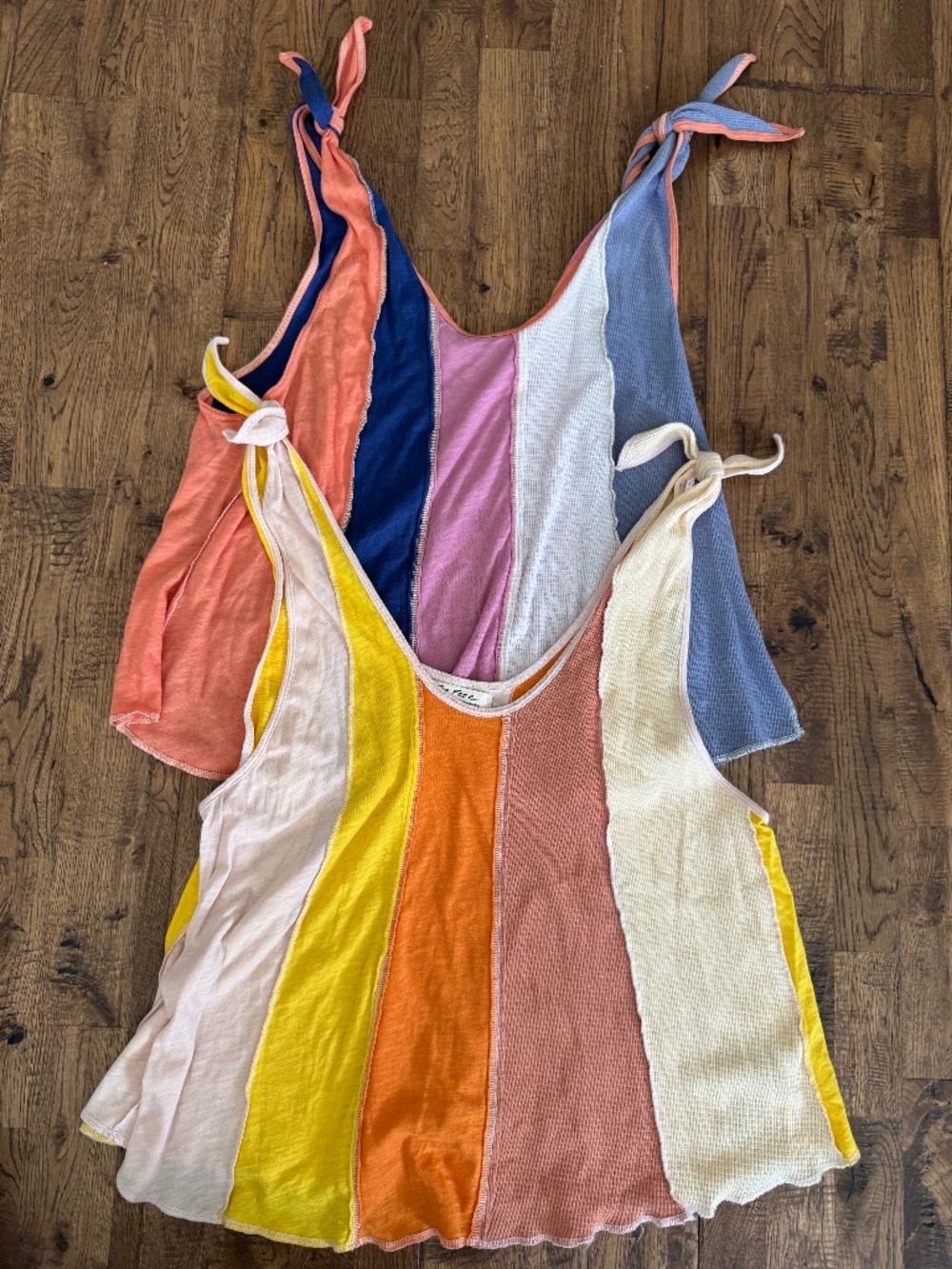 Free People We The Free Carousel Tank Tops Lot 2 Women's Size L